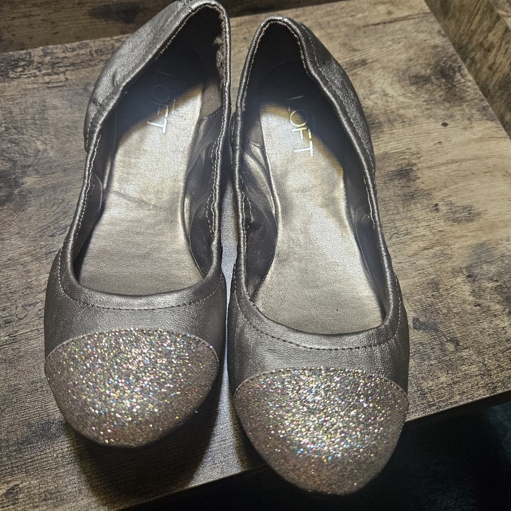 Ballet Flats Ann Taylor Loft Womens Size 8.5